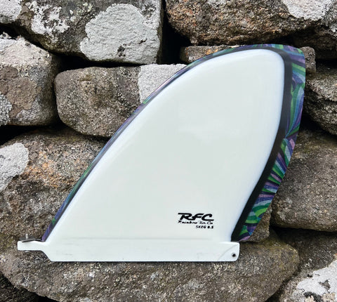 Rainbow Fin Co - White Skeg 8.5"