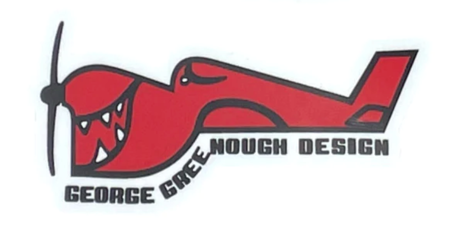George Greenough Small Sticker 3"