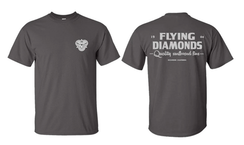 Flying Diamonds - Charcoal T-Shirt